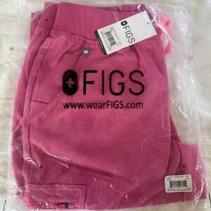 FIGS Zamora Jogger Scrub Pants - Pink - XS Petite - NWT
